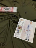 Men's Unstitched Wash And Wear Plain Suit