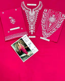 2 Pcs Women's Unstitched Embroidered Suit