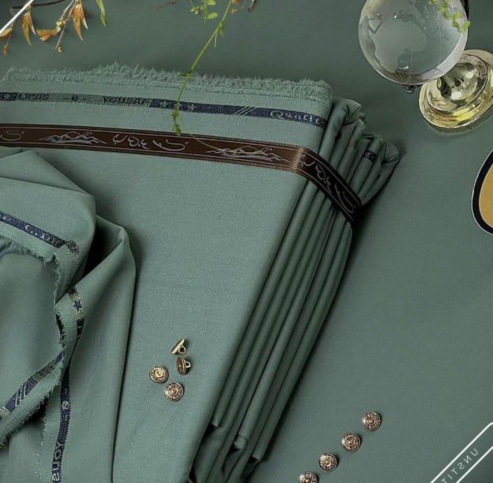 Men’s Unstitched Wash And Wear Plain Suit