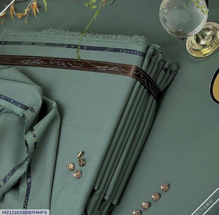 Men’s Unstitched Wash And Wear Plain Suit