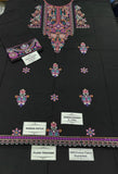 2 Pcs Women's Unstitched Embroidered Suit