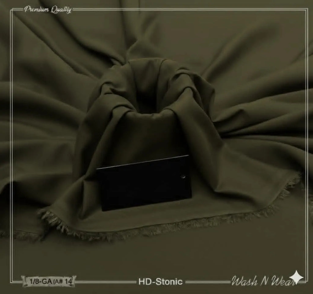 Men’s Unstitched Wash And Wear Plain Suit