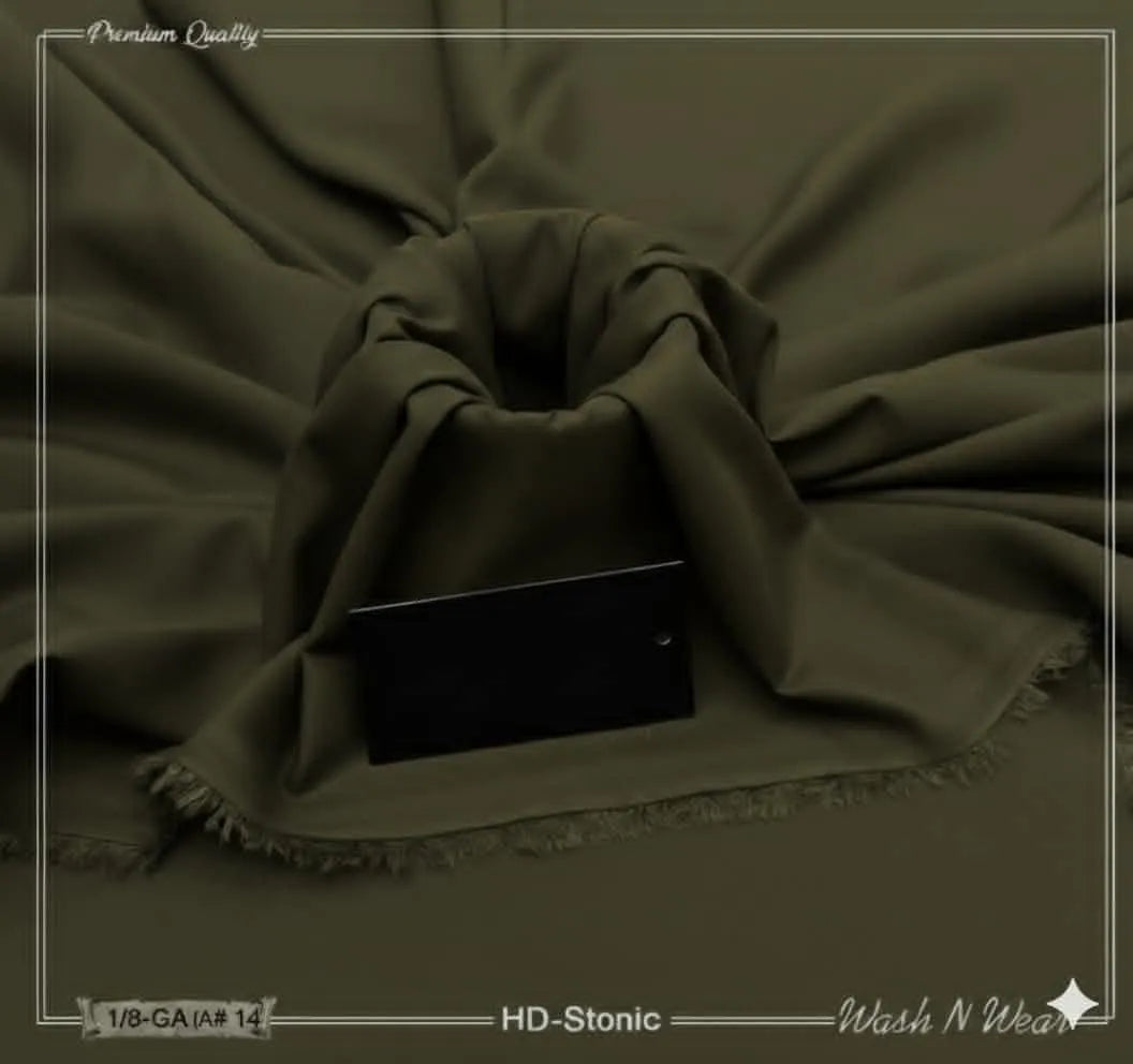 Men’s Unstitched Wash And Wear Plain Suit