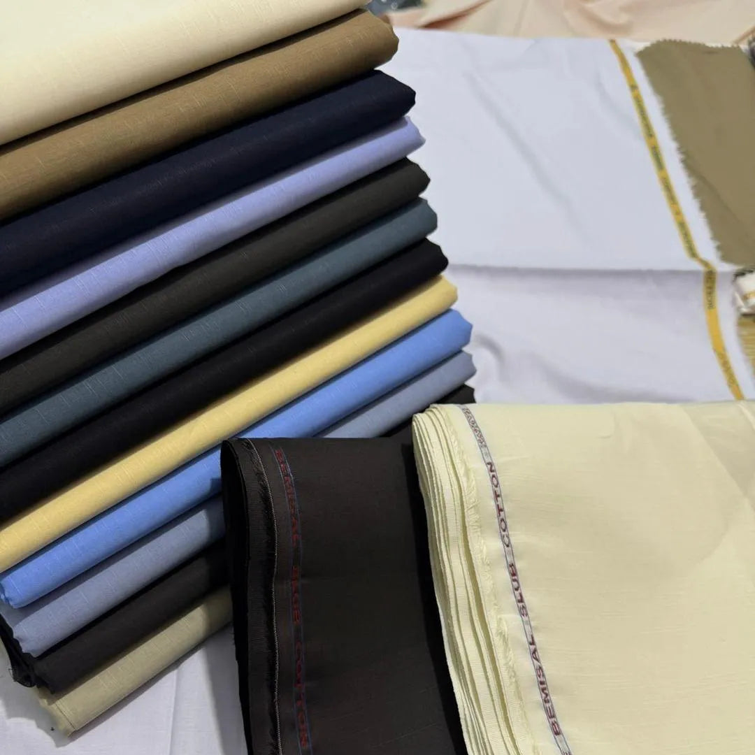 Men’s Unstitched Wash And Wear Plain Suit