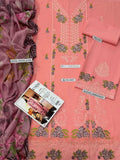 3 Pcs Women's Unstitched Embroidered Sui