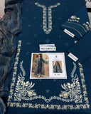 3 Pcs Women's Unstitched Embroidered Suit