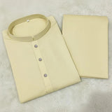2 Pcs Men’s Stitched Wash And Wear Plain Kurta Pajama