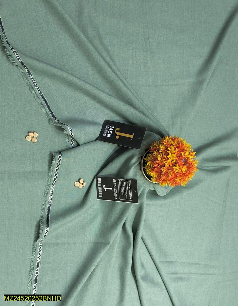 Men's Unstitched Wash And Wear Plain Suit