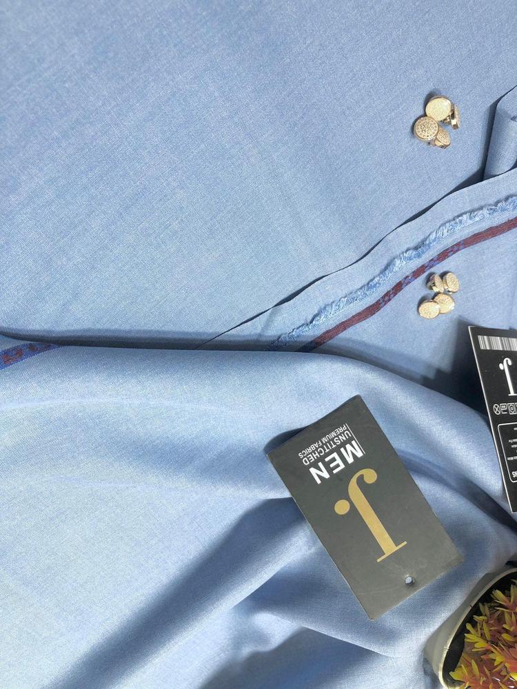 Men's Unstitched Wash And Wear Plain Suit