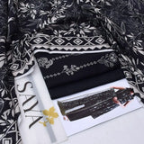3 Pcs Women's Unstitched Printed Suit