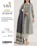 3 Pcs Women's Unstitched Printed Suit