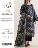 3 Pcs Women's Unstitched Printed Suit
