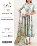 3 Pcs Women's Unstitched Printed Suit