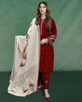 3 Pcs Women's Unstitched Embroidered Suit